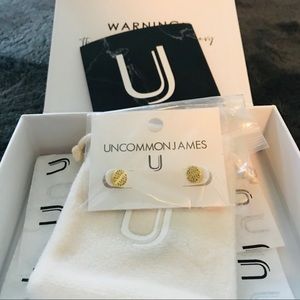 Uncommon James Stud Earrings - gold